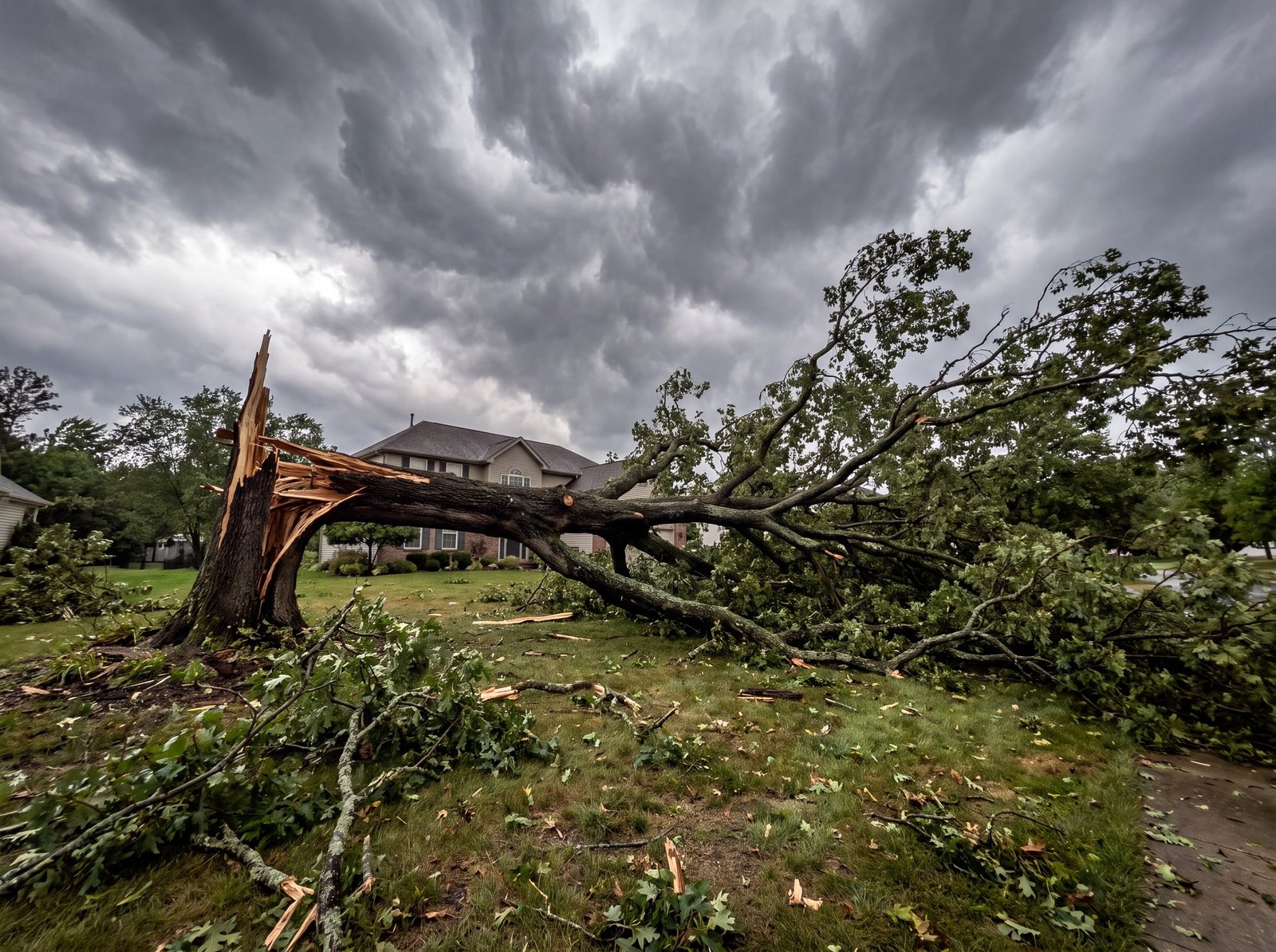 Emergency Storm Damage Buffalo NY, TreeCraft Tree Service crew on a job site